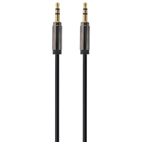 Gembird Cable CCAP-444-0.75M (Mini Jack M - Mini Jack M, 0,75m, black color) cable de audio 3,5mm Negro