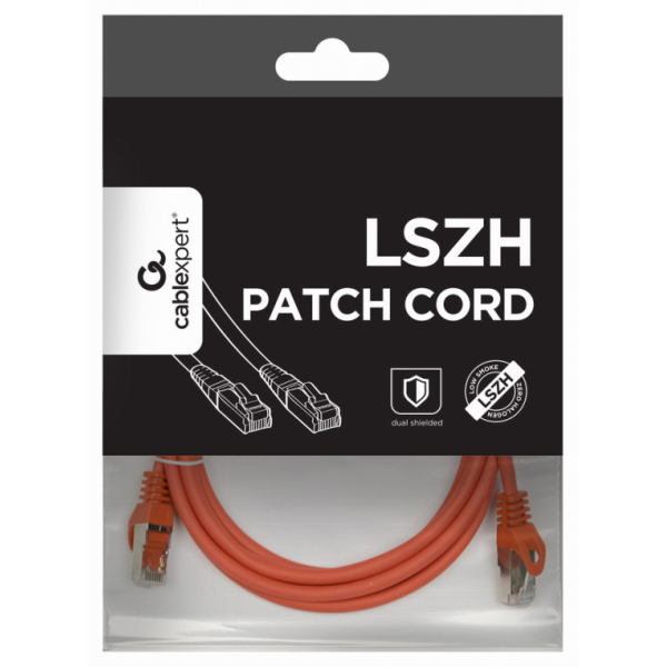 Gembird PP6A-LSZHCU-R-2M cable de red Rojo Cat6a S/FTP (S-STP)
