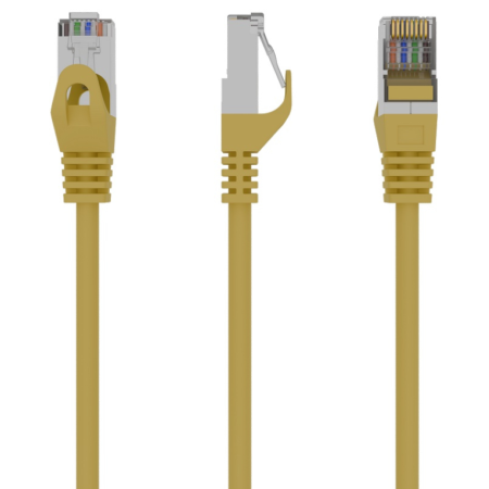 Gembird PP6-0.25M/Y cable de red Amarillo 0,25 m Cat6 F/UTP (FTP)