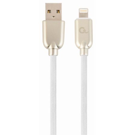 Cablexpert CC-USB2R-AMLM-1M-W cable de conector Lightning Blanco