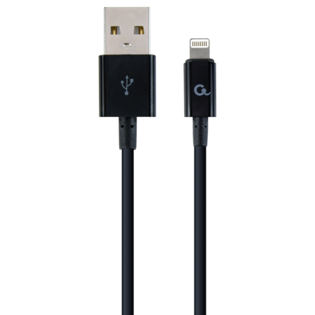 Cablexpert CC-USB2P-AMLM-1M cable de conector Lightning Negro