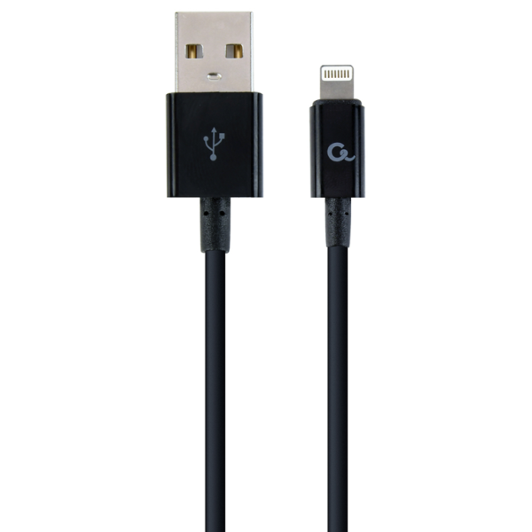Cablexpert CC-USB2P-AMLM-1M cable de conector Lightning Negro
