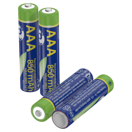 Gembird EG-BA-AAA8R4-01 pila doméstica Batería recargable AAA Níquel-metal hidruro (NiMH)