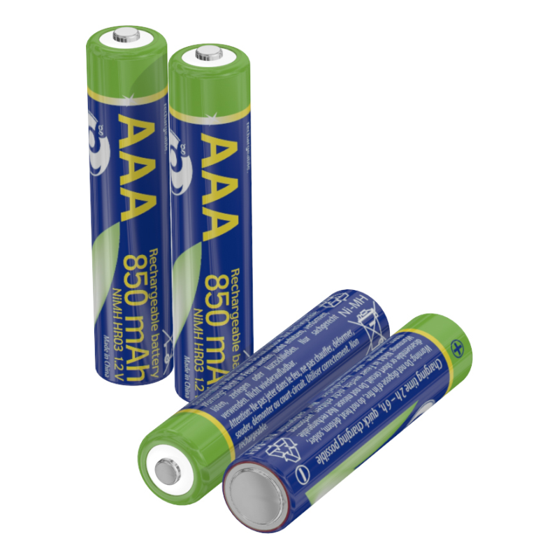 Gembird EG-BA-AAA8R4-01 pila doméstica Batería recargable AAA Níquel-metal hidruro (NiMH)