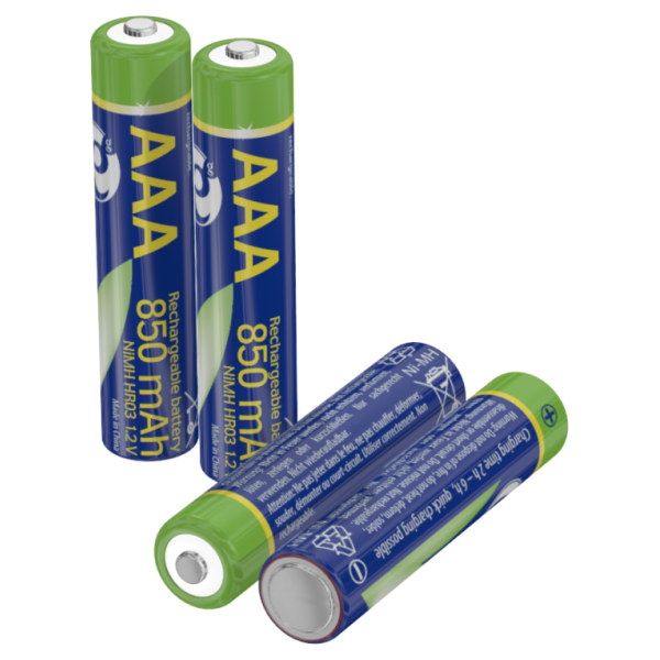 Gembird EG-BA-AAA8R4-01 pila doméstica Batería recargable AAA Níquel-metal hidruro (NiMH)