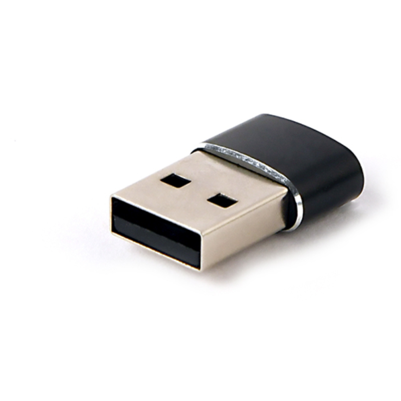Gembird A-USB2-AMCF-02 cambiador de género para cable USB A USB C Negro
