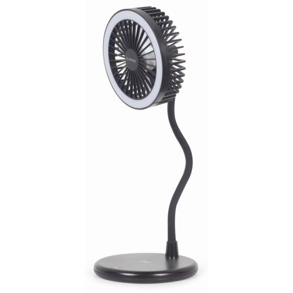 Gembird TA-WPC10-LEDFAN-01 ventilador Negro