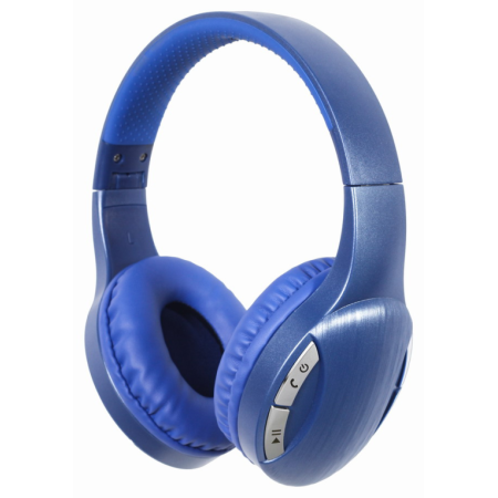 Gembird BTHS-01-B auricular y casco Auriculares Inalámbrico y alámbrico Diadema Llamadas/Música MicroUSB Bluetooth Azul