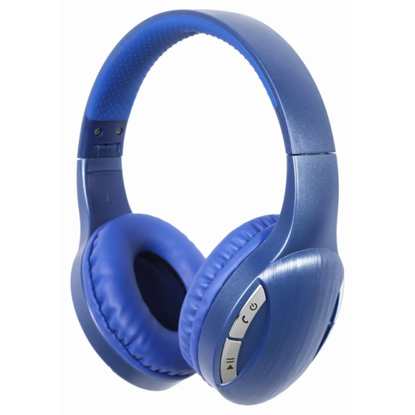 Gembird BTHS-01-B auricular y casco Auriculares Inalámbrico y alámbrico Diadema Llamadas/Música MicroUSB Bluetooth Azul