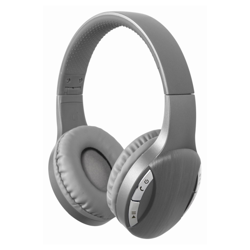 Gembird BTHS-01-SV auricular y casco Auriculares Inalámbrico y alámbrico Diadema Llamadas/Música MicroUSB Bluetooth Plata