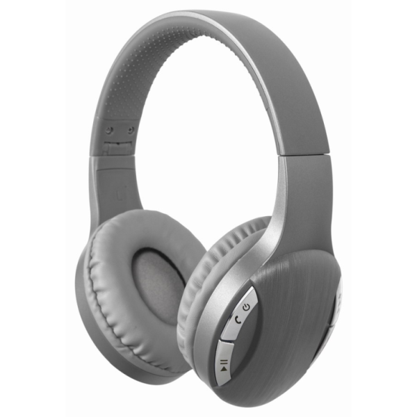 Gembird BTHS-01-SV auricular y casco Auriculares Inalámbrico y alámbrico Diadema Llamadas/Música MicroUSB Bluetooth Plata