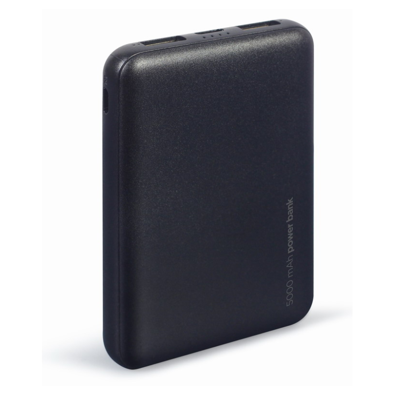 Gembird PB05-02 batería externa Polímero de litio 5000 mAh Negro