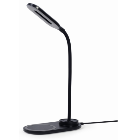 Gembird TA-WPC10-LED-01 cargador de dispositivo móvil Smartphone Negro CC Cargador inalámbrico Interior