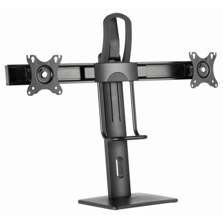 Gembird MS-D2-01 soporte para monitor 68,6 cm (27″) Escritorio Negro