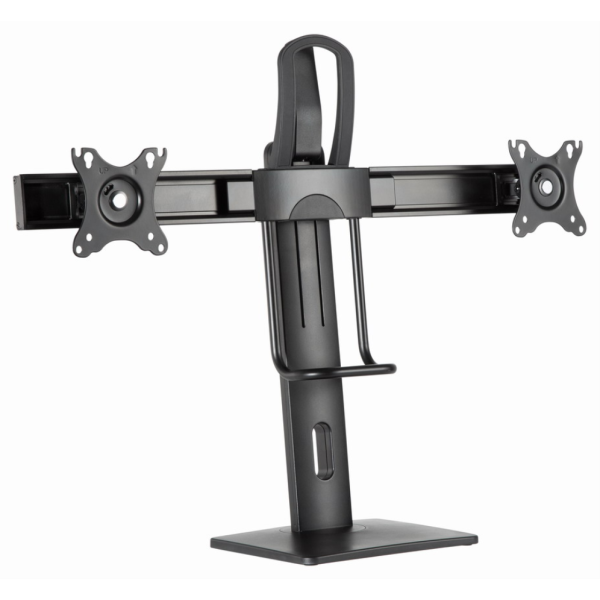 Gembird MS-D2-01 soporte para monitor 68,6 cm (27″) Escritorio Negro
