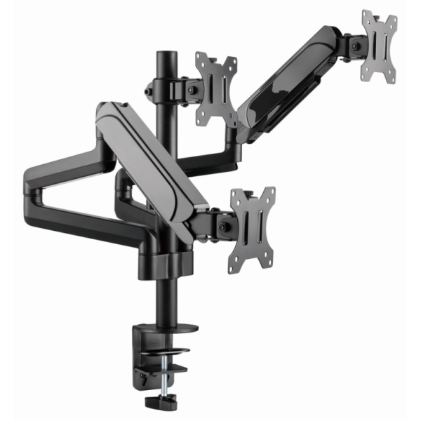 Gembird MA-DA3-01 soporte para monitor 68,6 cm (27″) Escritorio Negro