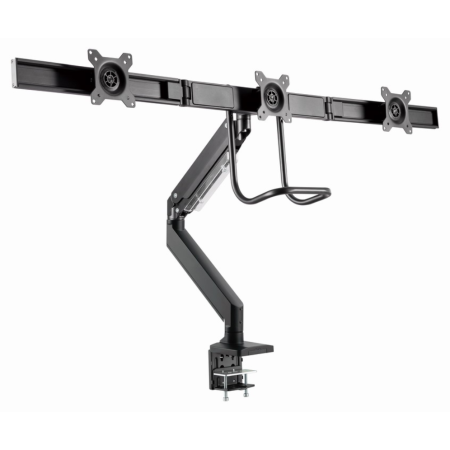 Gembird MA-DA3-03 soporte para monitor 68,6 cm (27″) Escritorio Negro