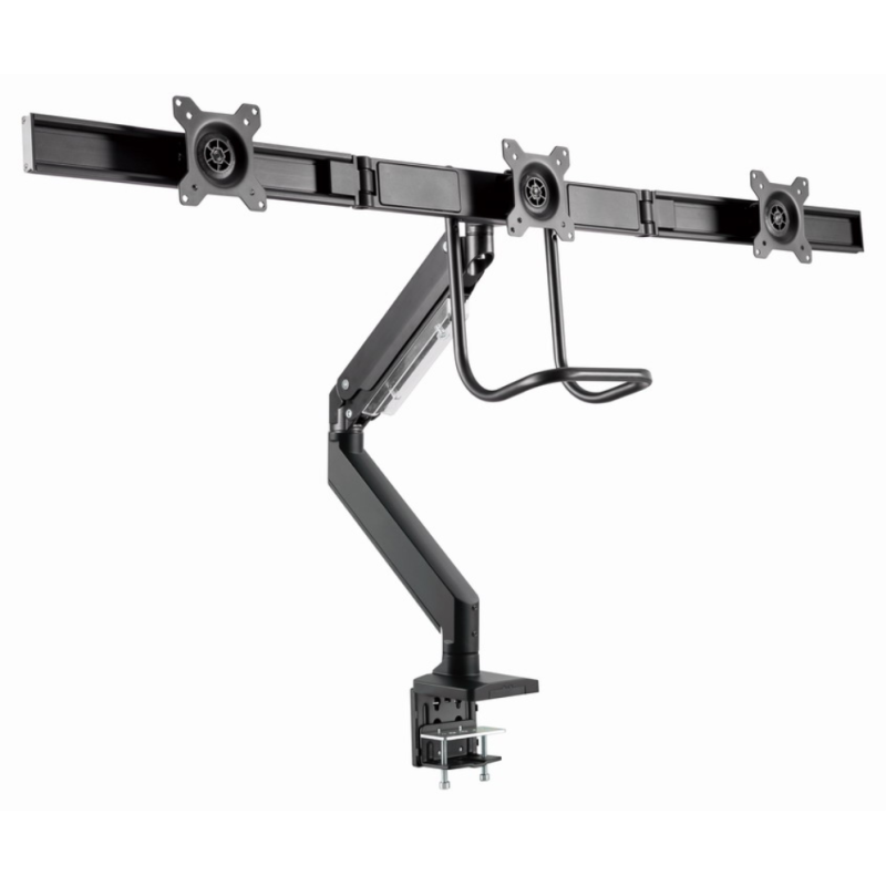 Gembird MA-DA3-03 soporte para monitor 68,6 cm (27″) Escritorio Negro