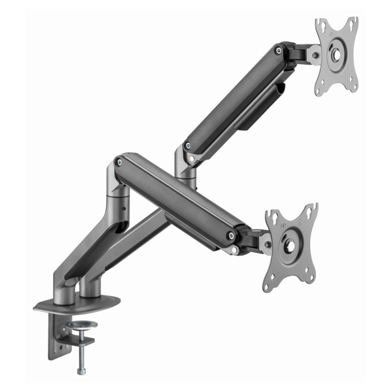 Gembird MA-DA2-05 soporte para monitor 81,3 cm (32″) Escritorio Gris