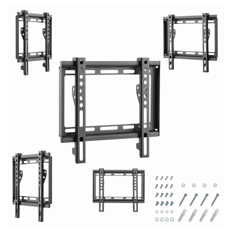 Gembird WM-42F-04 soporte para TV 106,7 cm (42″) Negro