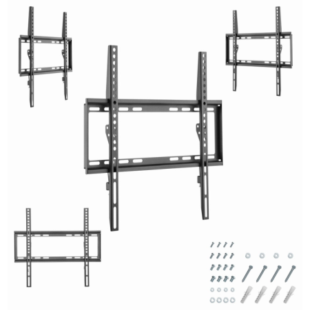 Gembird WM-55F-04 soporte para TV 139,7 cm (55″) Negro