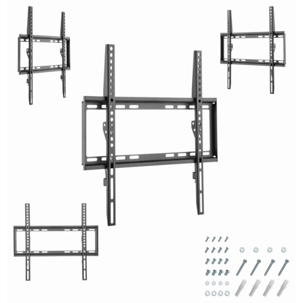 Gembird WM-55F-04 soporte para TV 139,7 cm (55″) Negro