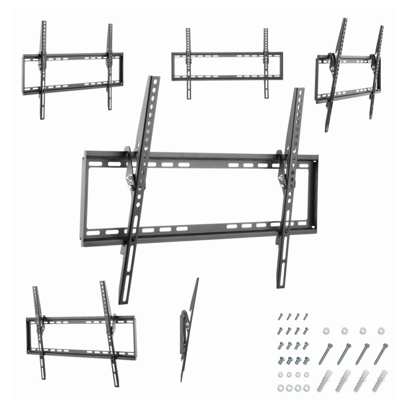 Gembird WM-70T-03 soporte para TV 177,8 cm (70″) Negro