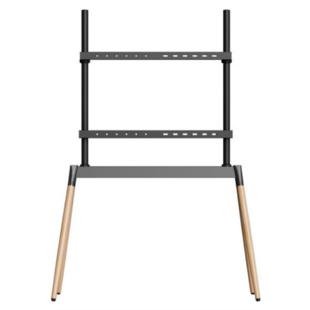 Gembird TVS-86F-01-BK soporte para TV 2,18 m (86″) Negro, Madera