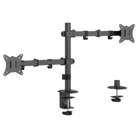 Gembird MA-D2-03 soporte para monitor 81,3 cm (32″) Escritorio Negro