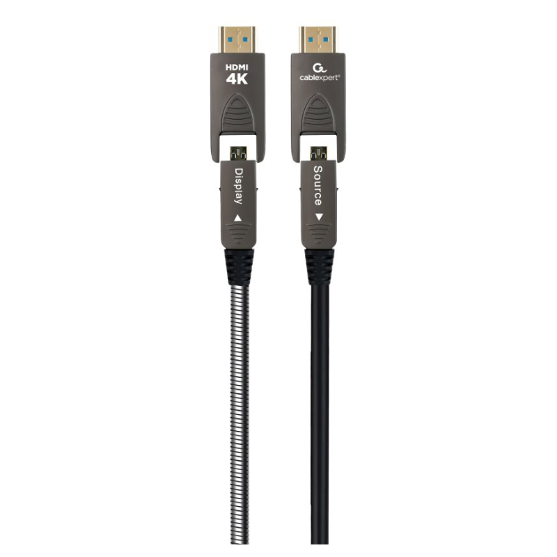 Gembird CCAP-HDMIDD-AOC-10M cable HDMI HDMI Type-A/HDMI Type-D Negro