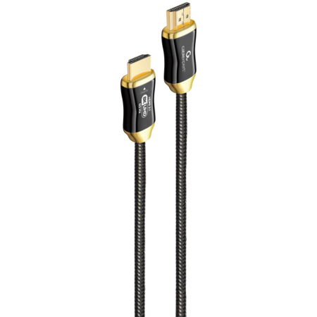 Gembird CCBP-HDMI8K-AOC-5M cable HDMI HDMI tipo A (Estándar) Negro, Oro