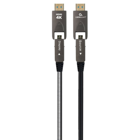 Gembird CCAP-HDMIDD-AOC-20M cable HDMI HDMI Type-A/HDMI Type-D Negro