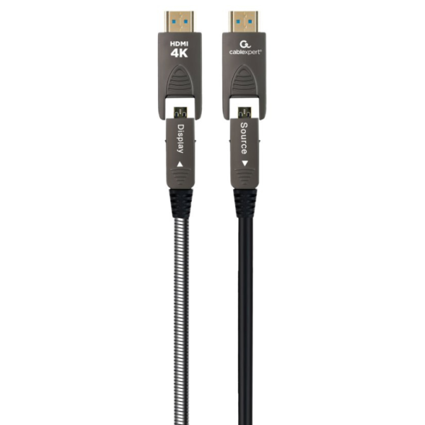Gembird CCAP-HDMIDD-AOC-20M cable HDMI HDMI Type-A/HDMI Type-D Negro