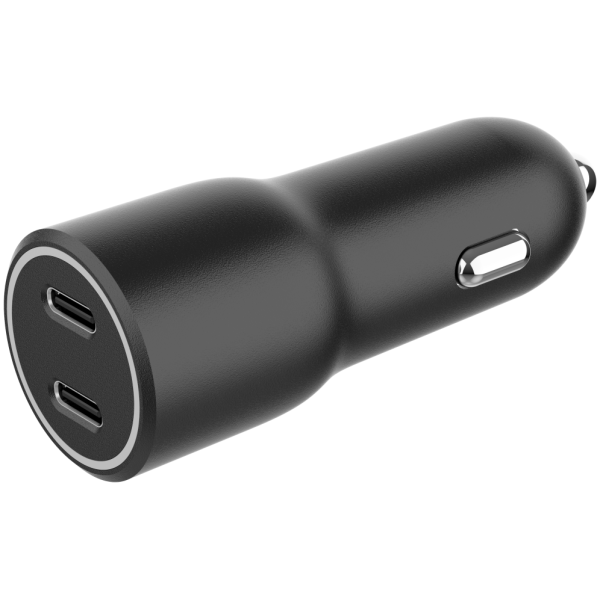 Gembird TA-UC-C2PD40-CAR-01 cargador de dispositivo móvil Universal Negro Encendedor de cigarrillos Carga rápida Auto