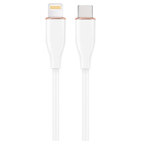 Gembird GMB Audio CC-USB2S-CM8PM-1.5M-W cable de conector Lightning 1,5 m Blanco
