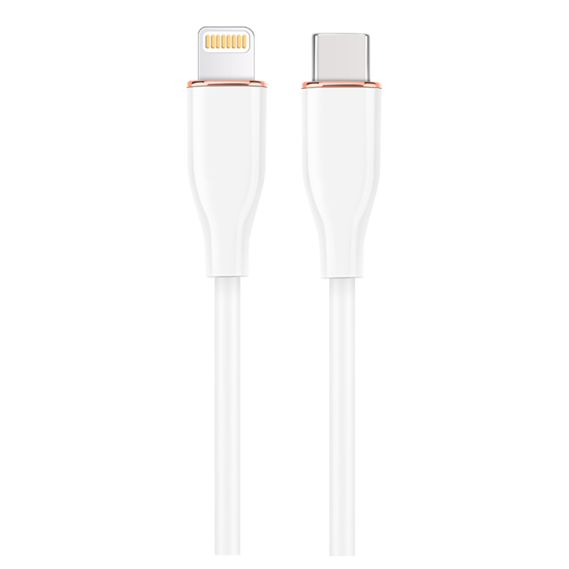 Gembird GMB Audio CC-USB2S-CM8PM-1.5M-W cable de conector Lightning 1,5 m Blanco