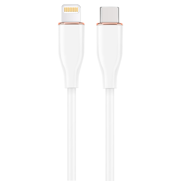 Gembird GMB Audio CC-USB2S-CM8PM-1.5M-W cable de conector Lightning 1,5 m Blanco