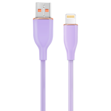 Gembird Lade- und Datenkabel 1.5 m Violett - CC-USB2S-AM8PM-1.5M-P - Digital/Daten - 1,5 m