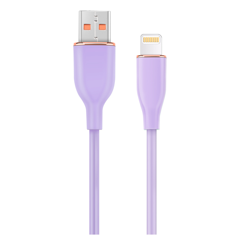 Gembird Lade- und Datenkabel 1.5 m Violett - CC-USB2S-AM8PM-1.5M-P - Digital/Daten - 1,5 m