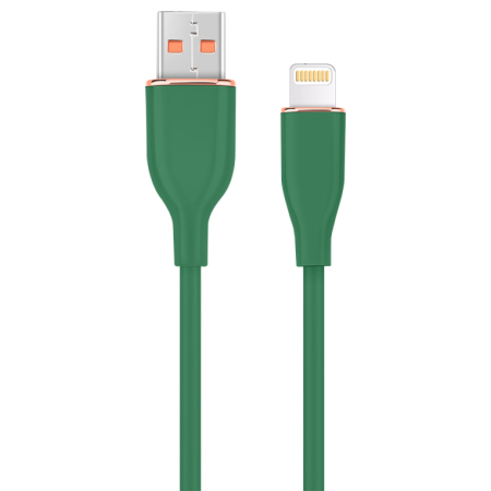 Gembird Premium Silikon Lade-Datenkabel 1.5 m Grün - CC-USB2S-AM8PM-1 - Digital/Daten - 1,5 m