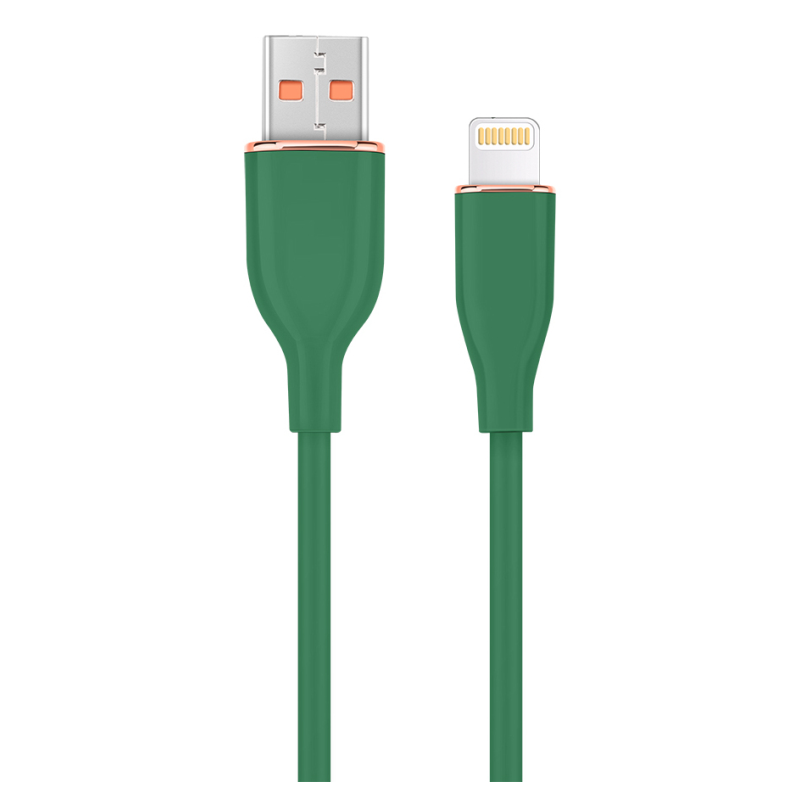 Gembird Premium Silikon Lade-Datenkabel 1.5 m Grün - CC-USB2S-AM8PM-1 - Digital/Daten - 1,5 m