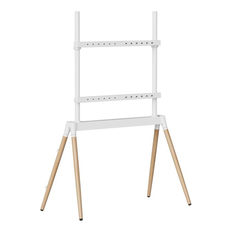 Gembird TVS-86F-01-W soporte para TV 2,18 m (86″) Blanco, Madera