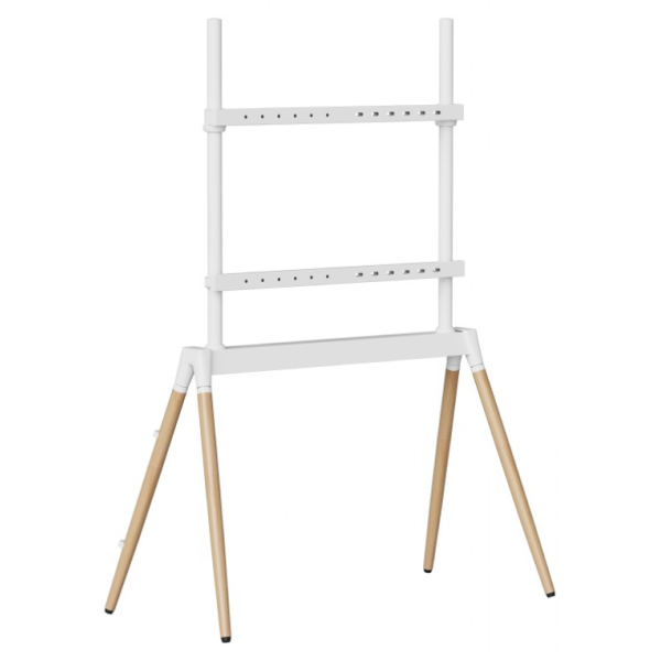Gembird TVS-86F-01-W soporte para TV 2,18 m (86″) Blanco, Madera
