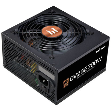 Zalman ZM700-GV2SE unidad de fuente de alimentación 700 W 20+4 pin ATX ATX Negro