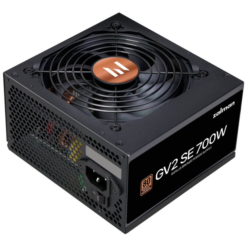 Zalman ZM700-GV2SE unidad de fuente de alimentación 700 W 20+4 pin ATX ATX Negro