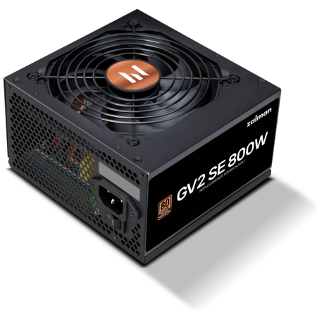 Zalman GV2SE unidad de fuente de alimentación 800 W 20+4 pin ATX ATX Negro