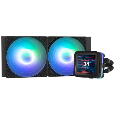 Zalman ALPHA2 DS A24 BLACK sistema de refrigeración para ordenador Procesador Sistema de refrigeración líquida todo en uno 12 cm