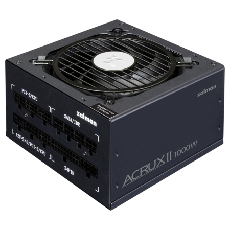 Zalman ACRUX II unidad de fuente de alimentación 1000 W 24-pin ATX ATX Negro