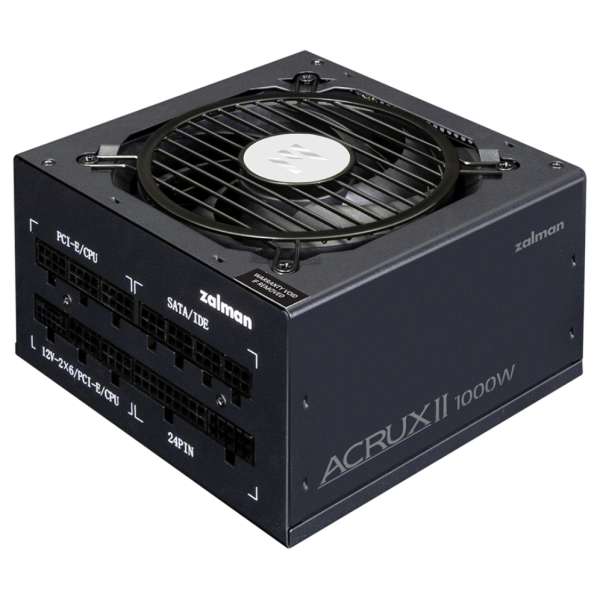 Zalman ACRUX II unidad de fuente de alimentación 1000 W 24-pin ATX ATX Negro