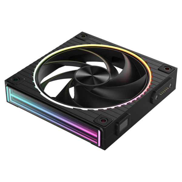 Zalman ZM-DF120 BLACK sistema de refrigeración para ordenador Placa base Ventilador 12,4 cm Negro 1 pieza(s)